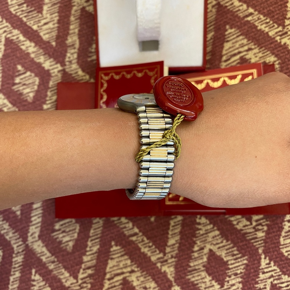 Cartier Watch  Must 21 27mm Women's Cream X Silver - Picture 6 of 9